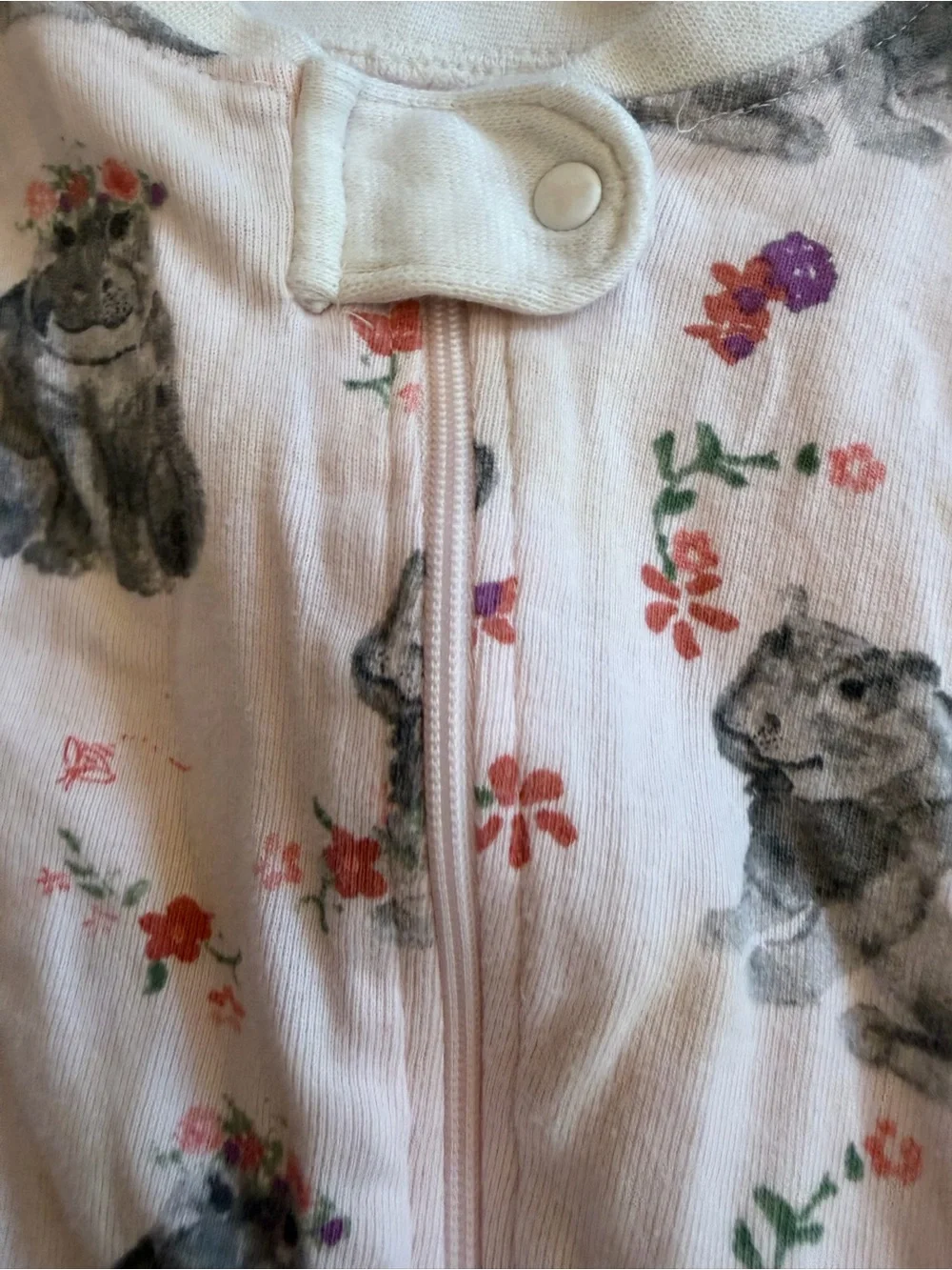 Burt's Bees Baby Multi-Color Animal & Duck Footed Pajama  3 sleeper Set